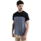 Icebreaker Merino Blend 125 Cool-Lite Sphere SS T-Shirt Colour Block - Mens, Graphite Hthr/Black/CB, Medium, IB0A56X3C91M