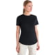 Icebreaker Merino Blend 125 Cool-Lite Sphere SS T-Shirt - Women's, Black, Extra Small, IB0A56ZO001XS
