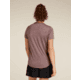 Icebreaker Merino Blend 125 Cool-Lite Sphere SS T-Shirt - Womens, Carob HTHR, Small, IB0A56ZO0BWS