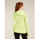 Icebreaker Merino Blend 200 RealFleece Descender LS Zip Hoodie - Women's, Citrine, Large, IBBA56YN0ABL