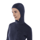 Icebreaker Merino Blend 200 RealFleece Descender LS Zip Hoodie - Women's, Graphite/Black/CB, Extra Large, IBBA56YNA63XL