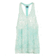 Icebreaker Nomi Tank - Women's-Palm Dots Snow/Tasman-Medium