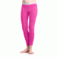 Icebreaker Oasis Legging - Girl's-Magenta/White-8
