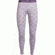Icebreaker Oasis Leggings Diamond Line - Women's-Silk Heather/Eggplant-Small