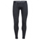 Icebreaker Oasis Leggings with Fly - Men's-Toothstripe Black/Jet Heather-X-Large