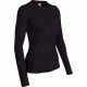 Icebreaker Oasis Long Sleeve Crewe 200 Clearance - Women's- Black M
