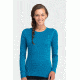 Icebreaker Oasis Long Sleeve Stripe Crewe Top - Women's-Cruise-Large