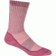 Icebreaker Outdoor Mid Crew Sock - Women's-Cherub/Silver/Ruby-Large