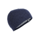 Icebreaker Pocket Hat - Unisex-Fathom Heather/Blizzard Heather-One Size