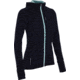 Icebreaker Quantum Long Sleeve Zip Hood Clearance - Women's-Admiral/Teardrop-Small