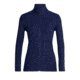 Icebreaker RealFleece Descender Long Sleeve Zip Jacket - Womens, Royal Navy, Small, IB103900466S