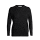 Icebreaker Shearer Crewe Sweater - Womens, Black, Large, 104822001L