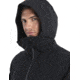 Icebreaker Shell+ Peak Hooded Jacket - Mens, Black, Small, IB0A56QB001S