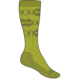 Icebreaker Ski+ Light Over The Calf Socks Ski Heritage Socks - Men's, Bio Lime/Loden, Extra Large, IB105179867XL