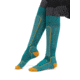 Icebreaker Ski+ Medium Over The Calf Socks - Women's, Flux Green/Solar/Ether, Small, IB104881958S