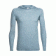 Icebreaker Sphere Long Sleeve Hood, Vapour Hthr, 2XL, 104138001XXL