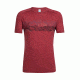Icebreaker Sphere Short Sleeve Crewe Turbulent Stripe, Vintage Red, S, 104174601S