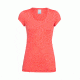 Icebreaker Sphere Short Sleeve Scoop, Poppy Red Hthr, L, 104263601L