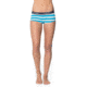 Icebreaker Sprite Hot Pants - Women's, Stripe Cyan/Snow/Panther, Small, 103111401S