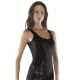 Icebreaker Tank-Black Hibiscus-Large