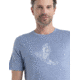 Icebreaker Tech Lite II Short Sleeve Skiing Yeti T-Shirt - Mens, Kyanite, 2XL, IB0A56IM885XXL