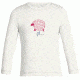 Icebreaker Tech Lite Long Sleeve Crewe Float - Kids'-6-Snow/Pop Pink