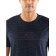 Icebreaker Tech Lite Short Sleeve Crewe Cadence PuLong Sleevee - Mens, Midnight Navy, XL, 104574401XL