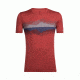 Icebreaker Tech Lite Short Sleeve Crewe Cook Reflected, Vintage Red, XL, 104129601XL