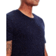 Icebreaker Tech Lite Short Sleeve Crewe Sunset Geo - Mens, Midnight Navy, Medium, 104730401M