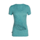 Icebreaker Tech Lite Short Sleeve Scoop Plume - Womens, Ocean, L, 104604301L
