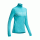Icebreaker Tech Long Sleeve Half Zip Top - Women's-Fair Isle Glacier-Medium