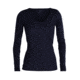 Icebreaker Women Merino 150 Siren LS Sweetheart, Midnight Navy, S, IB103194401S