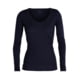 Icebreaker Women Merino 150 Siren LS Sweetheart, Midnight Navy, L, IB103194401L