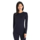 Icebreaker Merino 200 Oasis LS Crewe - Women's, Midnight Navy, Large, IB104375401L
