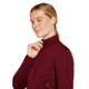 Icebreaker Women Merino 560 Realfleece Elemental LS Zip, Port, M, IBBA56SR01CM
