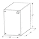 Icon Fresh Water Tank With 1/2in.Ftp And 1-1/4" Filler Wt2454, 24in x 12in x 18", 20 Gallon, 12454