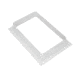 Icon Inner Garnish For Single Pane Exterior Skylight Sl1422, White, 01936