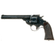 Iver Johnson Arms 822-Champion Revolver, .22 Long Rifle, 6in barrel, blued finish steel frame, checkered walnut grip, revolving chamber, fixed blade front, adjustable rear, 8 round cylinder, IJ-822 CH-.22LR-6-1-FRRMPG