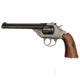 Iver Johnson Arms Supershot-Sealed-Eight Revolver, .22 Long Rifle, 6in barrel, blued finish steel frame, smooth walnut grip, revolving chamber, fixed blade front, adjustable rear, 8 round cylinder, IJ-SSE-.22LR-6-1-FRRMPG