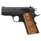 Iver Johnson Arms Thrasher Pistol, 9mm Luger, 3.125in barrel, blued finish steel frame, checkered walnut grip, recoil operated semi-automatic, fixed combat, 8 round magazine, IJT-9MM-3.125-1-FRRMPG
