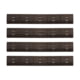IMI Defense 1913 Picatinny Rail Cover - Pack of 4, Black, IMI-ZRC1BLACK