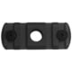 IMI Defense 4 Notch M-LOK Rail Section With Integrated QD Port, Polymer, Black, 14440