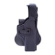 IMI Defense Level 3 Polymer OWB Paddle Holster, Glock 17 Gen 4, Glock 17 Gen 5, Glock 22 Gen 4, Glock 28 Gen 4, Glock 28 Gen 5, Glock 31 Gen 4, Glock 31 Gen 5, Black, IMI-Z1410BLACK