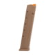 IMI Defense Polymer Glock 43X, Glock 48, 18 Round Pistol Magazine, Flat Dark Earth, 18, IMI-ZMGX18F.D.E