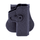IMI Defense Polymer OWB Paddle Holster, Glock 19, Glock 19X, Glock 28, Glock 32, Glock 45, Glock 23, Black, Right, IMI-Z1020BLACK