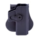 IMI Defense Polymer OWB Paddle Holster, Glock 19, Glock 19X, Glock 28, Glock 32, Glock 45, Glock 23, Black, Right, IMI-Z1020BLACK