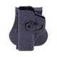 IMI Defense Polymer OWB Paddle Holster, Glock 19, Glock 19X, Glock 28, Glock 32, Glock 45, Glock 23, Black, Left, IMI-Z1020LHBLACK