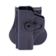 IMI Defense Polymer OWB Paddle Holster, Glock 19, Glock 19X, Glock 28, Glock 32, Glock 45, Glock 23, Black, Left, IMI-Z1020LHBLACK