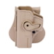 IMI Defense Polymer OWB Paddle Holster, Glock 19, Glock 19X, Glock 28, Glock 32, Glock 45, Glock 23, Olive Drab Green, Left, IMI-Z1020LHO.D. GREEN