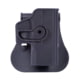 IMI Defense Polymer OWB Paddle Holster, Glock 23 Gen 4, Glock 26 Gen 5, Glock 27 Gen 4, Glock 28 Gen 4, Glock 33 Gen 4, Glock 36 Gen 4, Black, Right, IMI-Z1040BLACK
